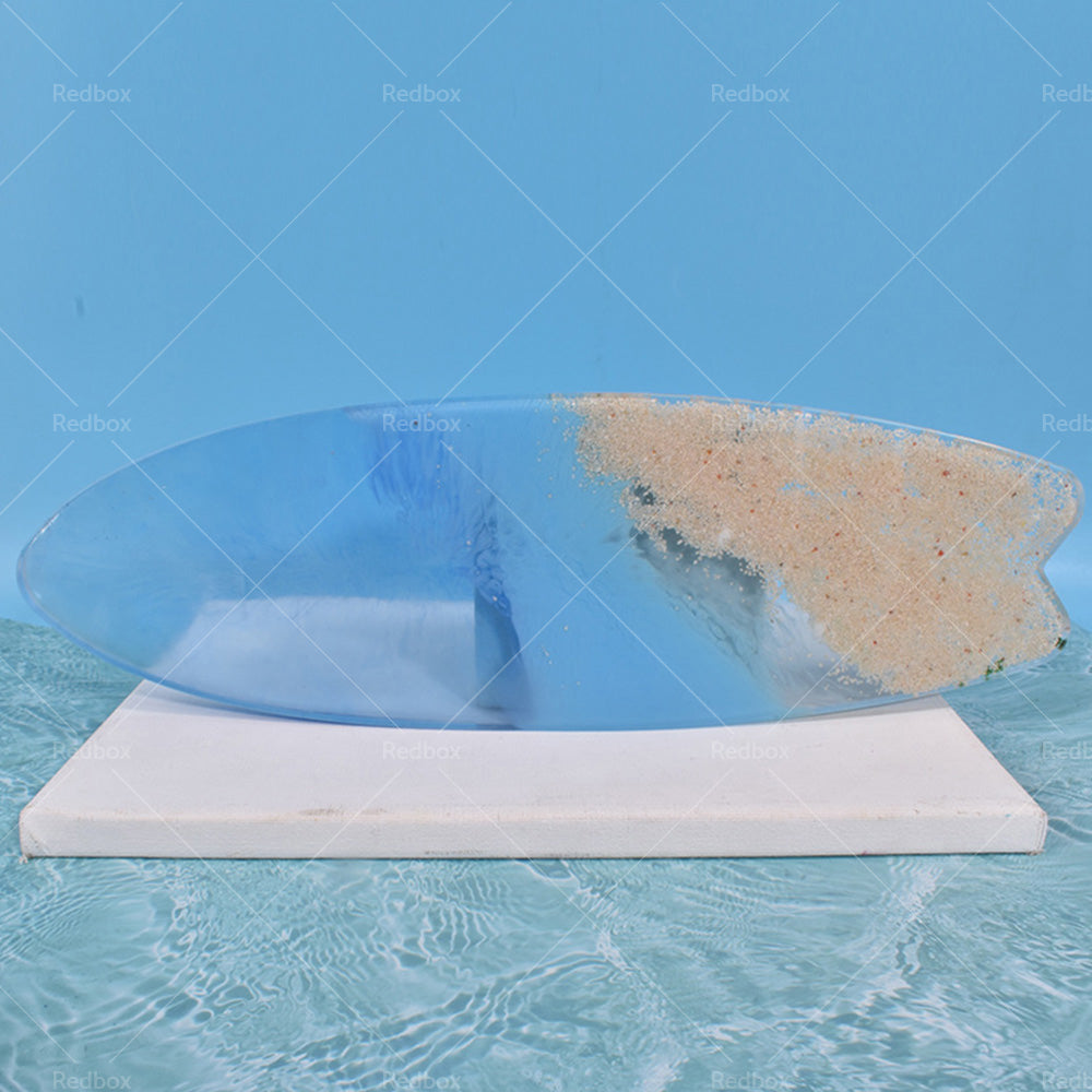 Surfboard Silicone Epoxy Resin Tray Mold Suitable For DIY Surf Board / Ocean Wave Serving Board