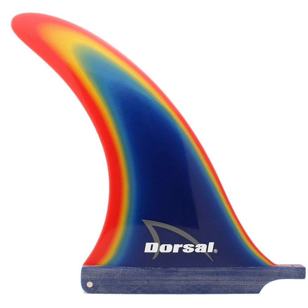 Transition Rainbow Blue Fiberglas SUP Surf Longboard Surfboard Fin