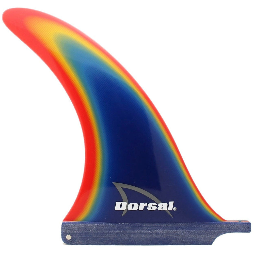 Transition Rainbow Blue Fiberglas SUP Surf Longboard Surfboard Fin