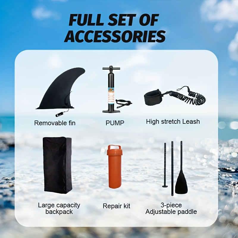 NNETM Inflatable Stand-Up Surfboard